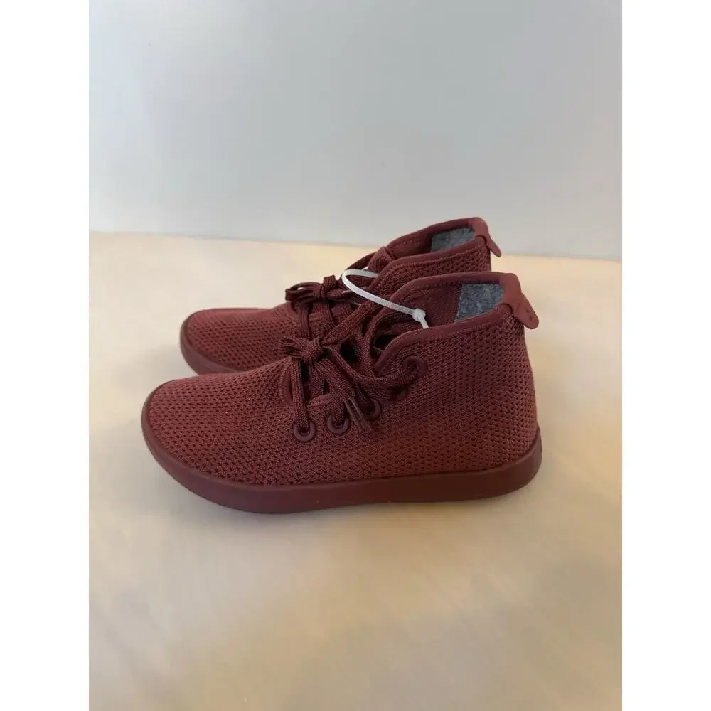 Allbirds Tree Toppers Womens Size 5 Red Athletic Running Shoes Sneakers High Top